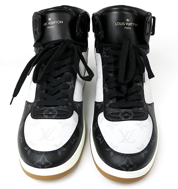 Louis Vuitton Rivoli Monogram High-Top Sneakers Size 11