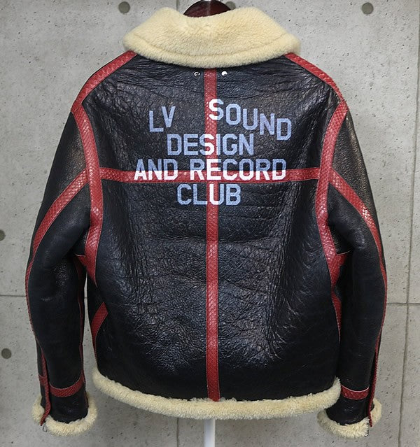 Louis Vuitton Shearling Python Trim Jacket Brown Size M