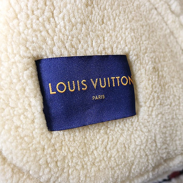 Louis Vuitton Shearling Python Trim Jacket Brown Size M