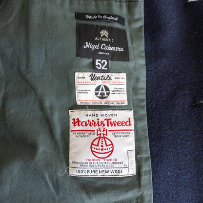 Nigel Cabourn MALLORY JACKET Harris Tweed×Ventile Size 52