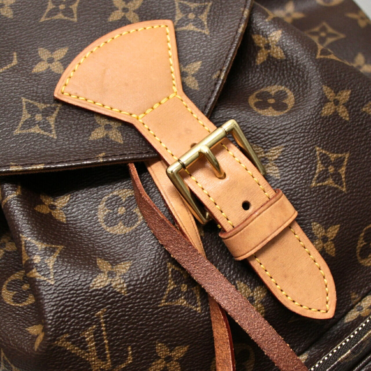 Louis Vuitton Monogram Backpack Brown Size ONE SIZE