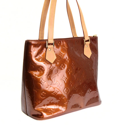 LOUIS VUITTON Vernis Houston Tote Bag Bronze Size ONE SIZE