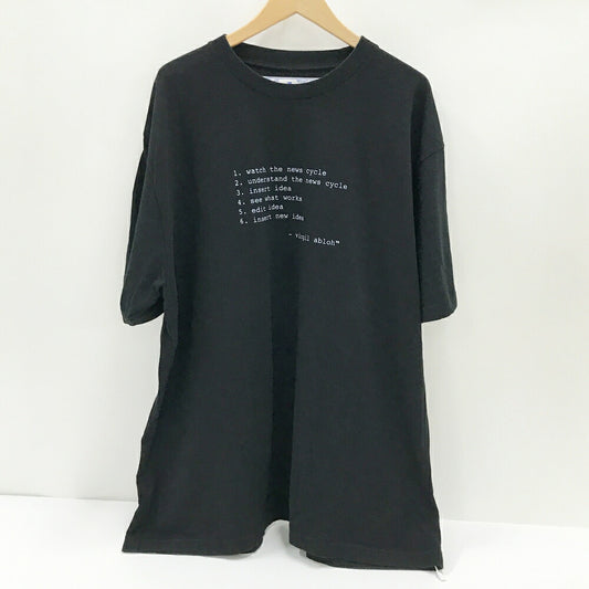 OFF-WHITE New World T-Shirt Black Size M