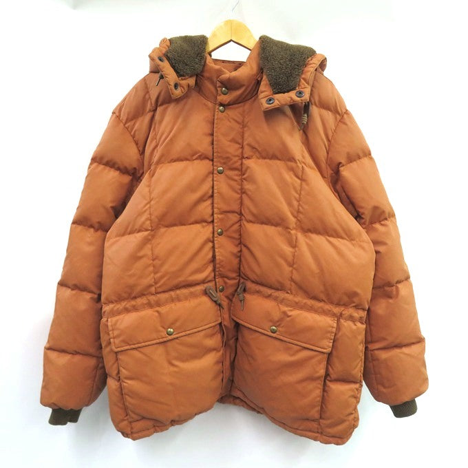 RRL Brinklow Quilted Hooded Jacket Orange Size XXL