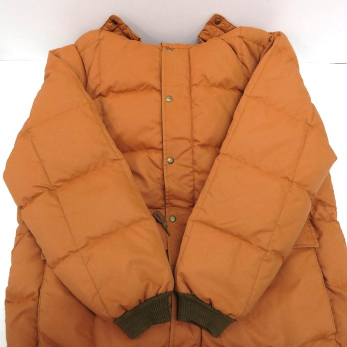 RRL Brinklow Quilted Hooded Jacket Orange Size XXL