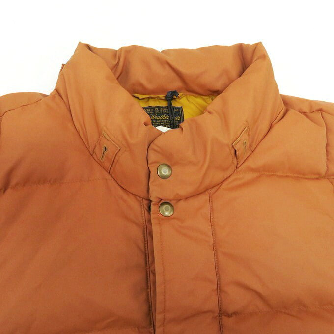 RRL Brinklow Quilted Hooded Jacket Orange Size XXL