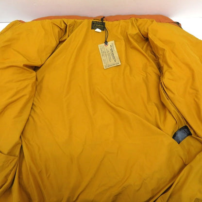 RRL Brinklow Quilted Hooded Jacket Orange Size XXL