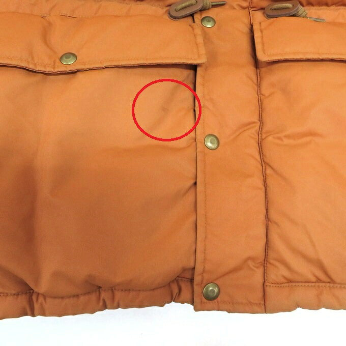 RRL Brinklow Quilted Hooded Jacket Orange Size XXL