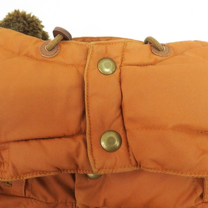 RRL Brinklow Quilted Hooded Jacket Orange Size XXL