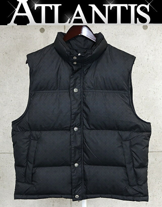 CHROME HEARTS STIFF CH Plus Dagger Zip Down Vest Size M