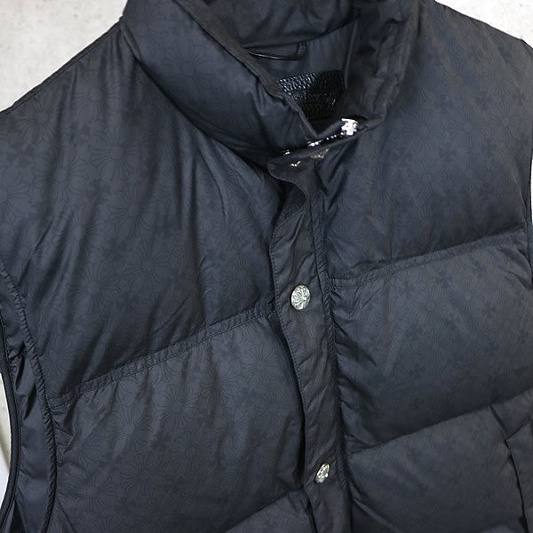 CHROME HEARTS STIFF CH Plus Dagger Zip Down Vest Size M