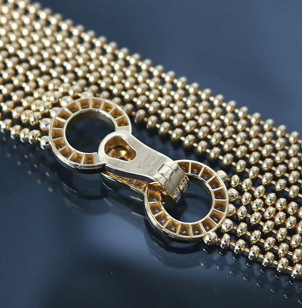 Cartier Agraf K18PG Diamond Necklace Size ONE SIZE