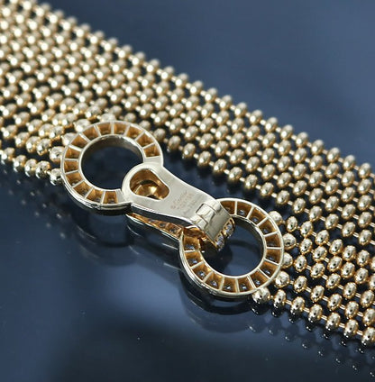 Cartier Agraf K18PG Diamond Necklace Size ONE SIZE