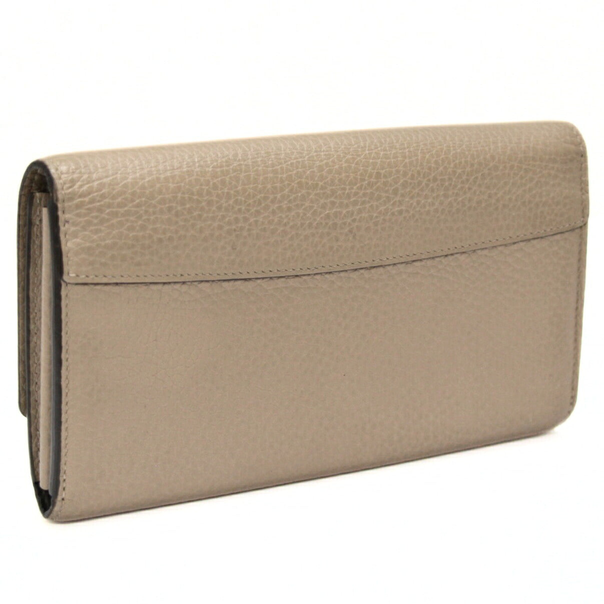 Louis Vuitton Capucines Taurillon Wallet Gray Size ONE SIZE
