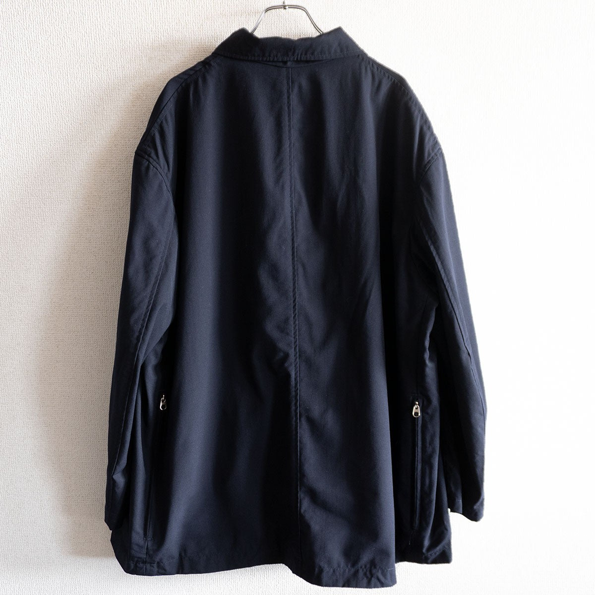 Y's for Men 90S Wool Nylon Short Coat Blue Size XXL