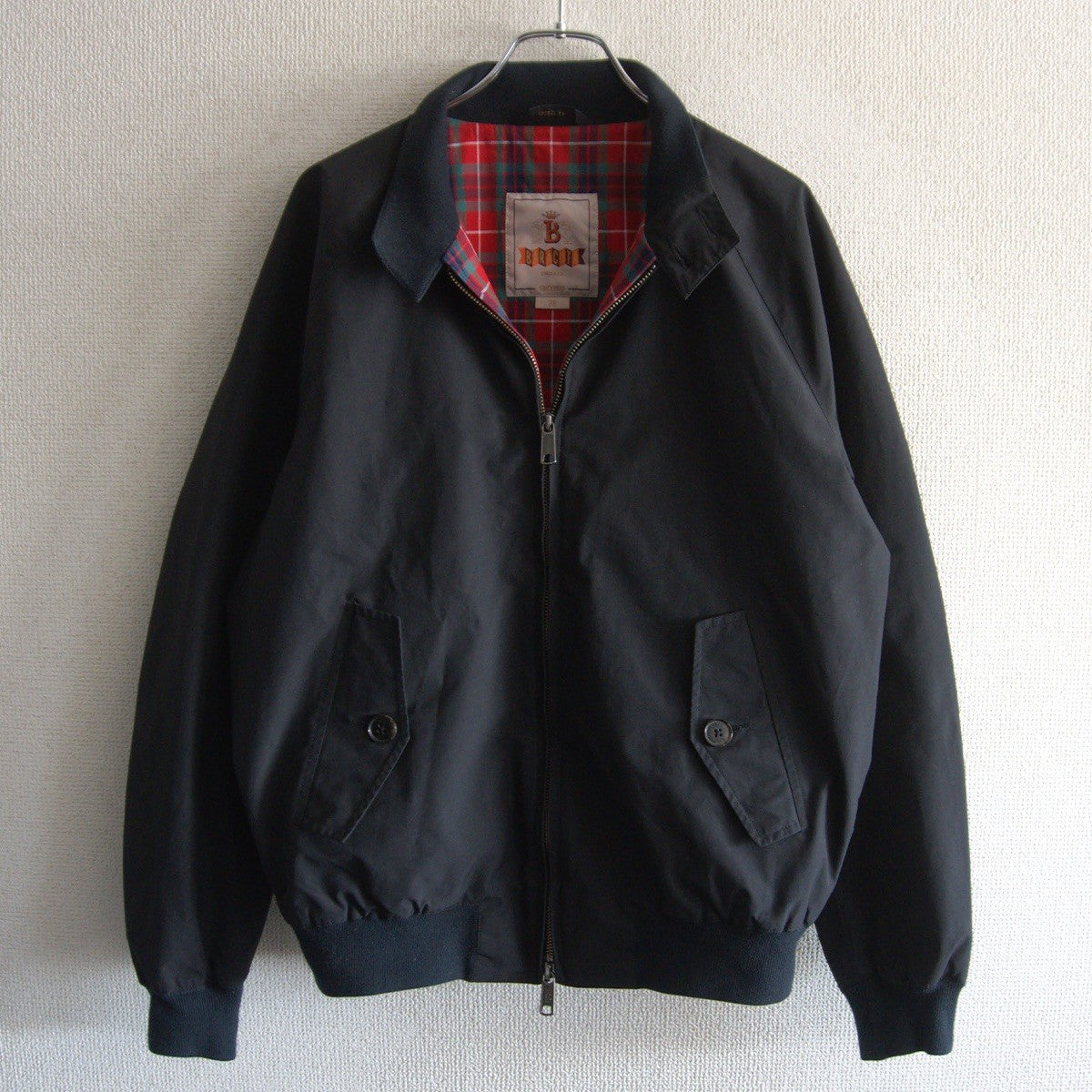 Baracuta G9 Harrington Jacket Black Size 38