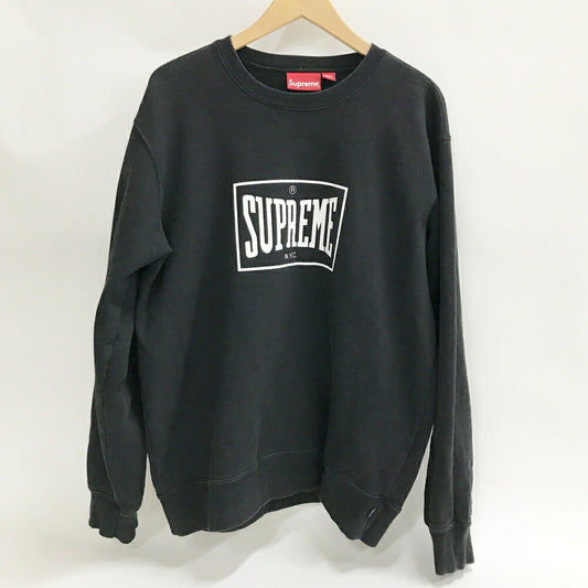 Supreme Warm Up Crewneck Black Size L