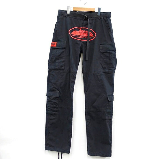Corteiz Guerillaz Cargo Pants Black Size XL