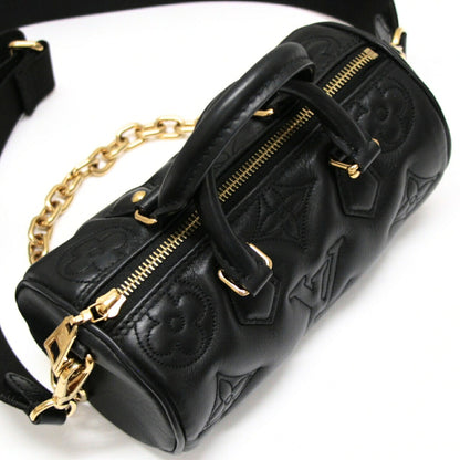 Louis Vuitton Papillon BB Bubblegram Bag Black Size ONE SIZE