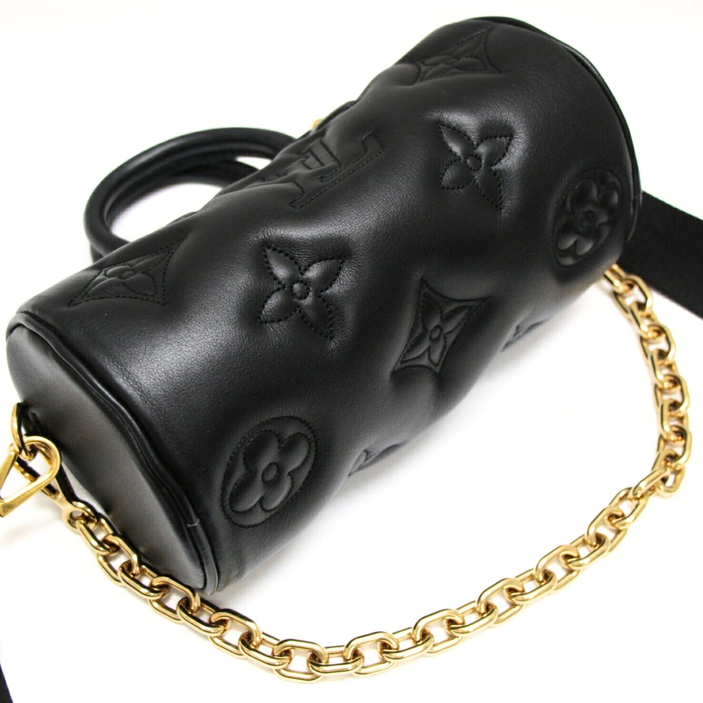 Louis Vuitton Papillon BB Bubblegram Bag Black Size ONE SIZE