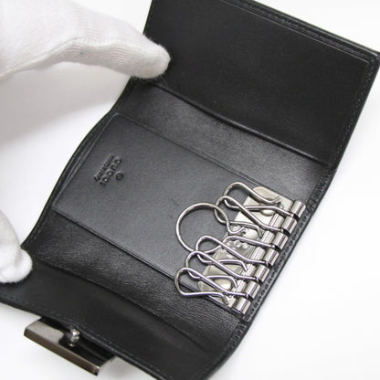 GUCCI GG Canvas 6-Key Case Black