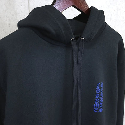 CHROME HEARTS Old English Logo Cotton Hoodie Size S