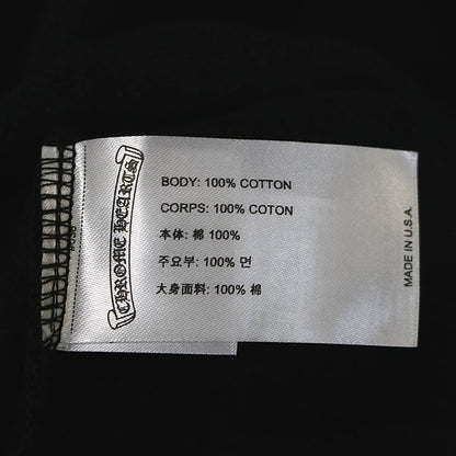 CHROME HEARTS Old English Logo Cotton Hoodie Size S