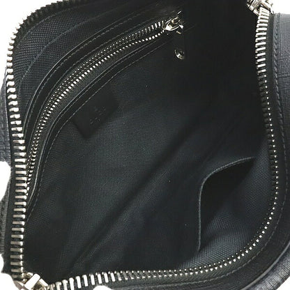 GUCCI GG Supreme Leather PVC Waist Bag Size ONE SIZE Black