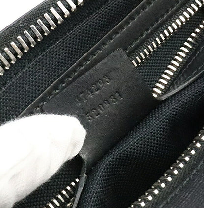 GUCCI GG Supreme Leather PVC Waist Bag Size ONE SIZE Black