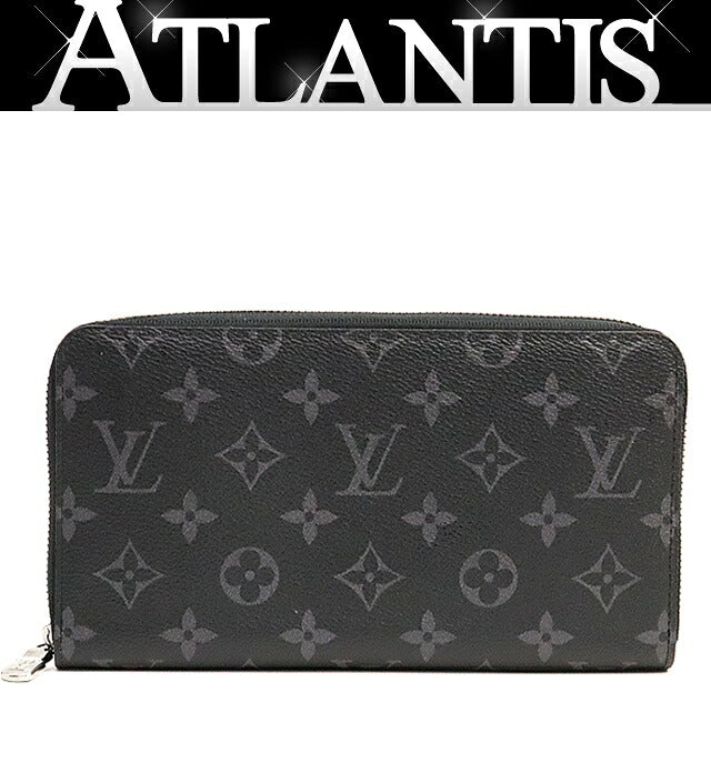 Louis Vuitton Monogram Eclipse Zippy Wallet Size ONE SIZE