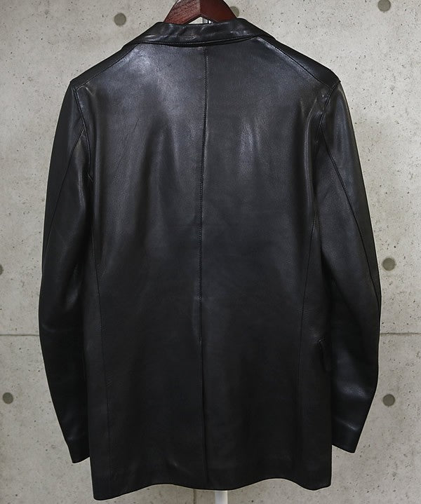 CHROME HEARTS Cross Button Leather 2B Tailored Jkt Size M