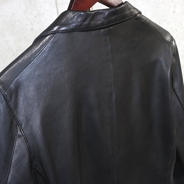 CHROME HEARTS Cross Button Leather 2B Tailored Jkt Size M