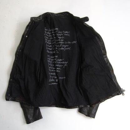 Isamu Katayama Backlash Single Rider Jacket Size L
