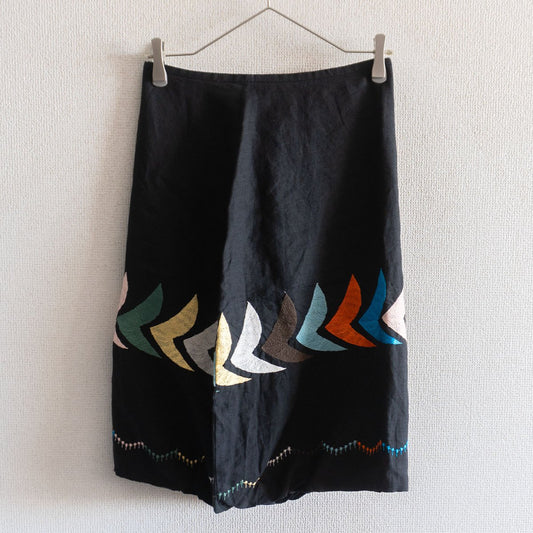 mina perhonen Bird Linen Skirt Size 36