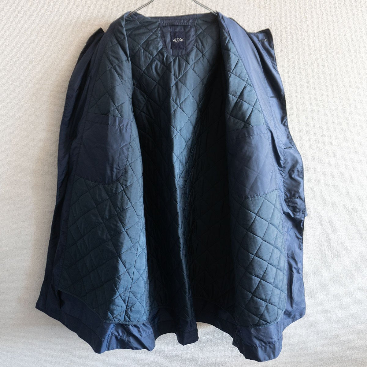45R Nylon Quilted 908 Coat Navy Size M