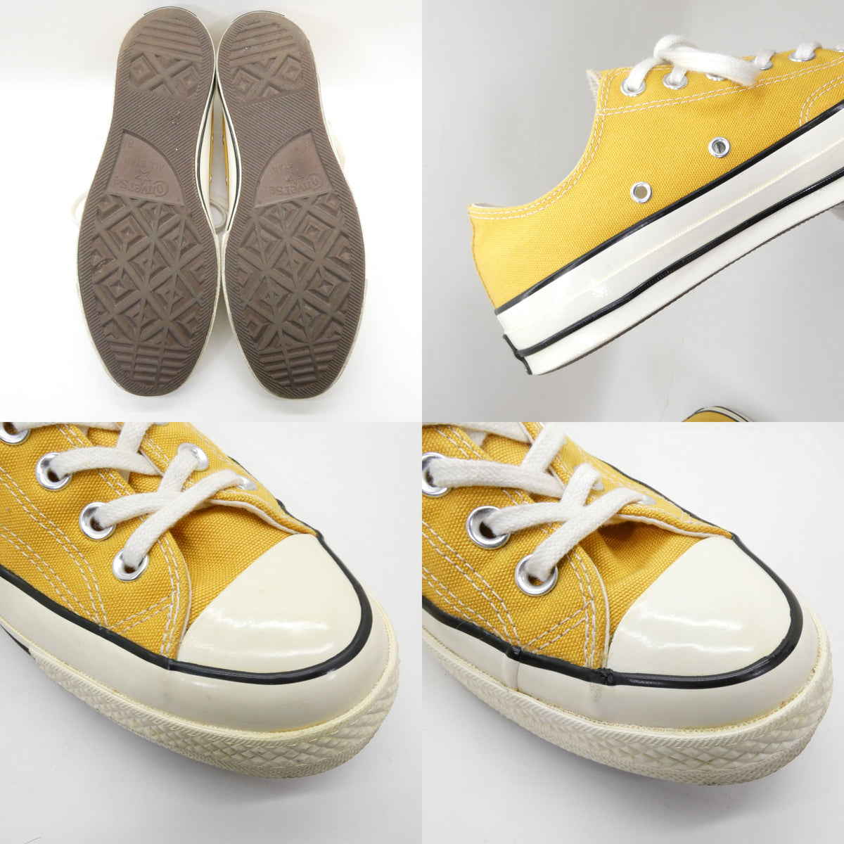 Converse Chuck Taylor 70 Low Sunflower Sneakers Size 27.0