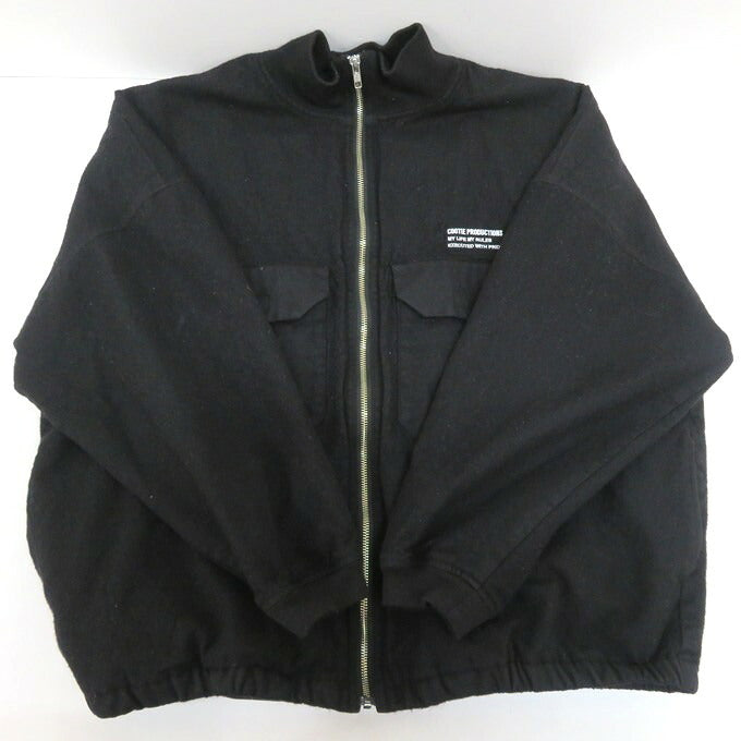 COOTIE PRODUCTIONS Wool Saxony Track Jacket Black Size M