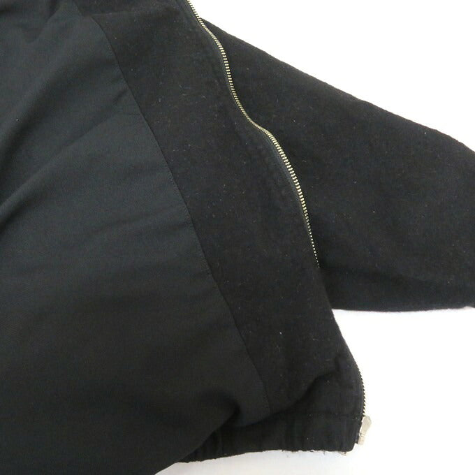 COOTIE PRODUCTIONS Wool Saxony Track Jacket Black Size M