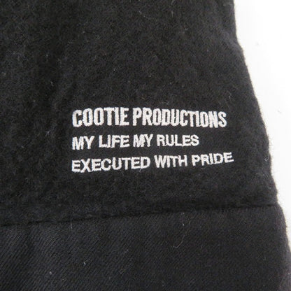 COOTIE PRODUCTIONS Wool Saxony Track Jacket Black Size M