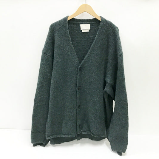 YOKE 21AW Connecting V-Neck Cardigan Green Size 3