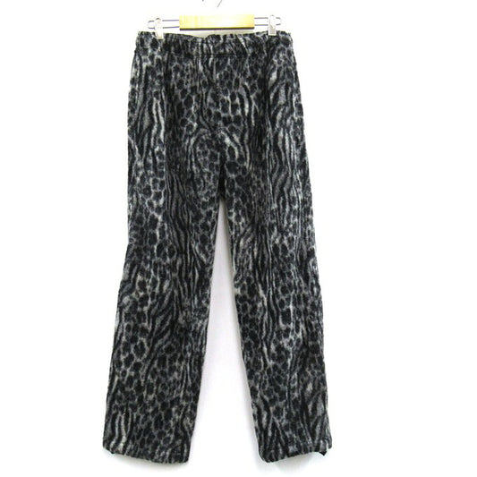 STUSSY x MAPEL WILDLIFE WOOL BEACH PANT Leopard Gray Size M