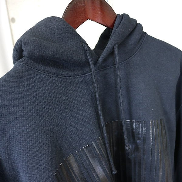 VETEMENTS Barcode Cotton Blend Hoodie Black Size XL