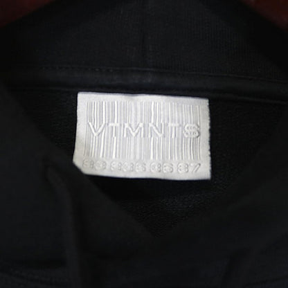 VETEMENTS Barcode Cotton Blend Hoodie Black Size XL