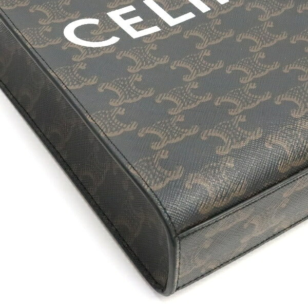 CELINE Triomphe Mini Vertical Cabas Bag Brown Size ONE SIZE