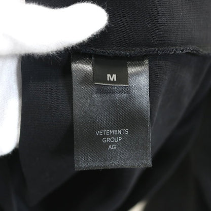 VETEMENTS 26SS Biker Cross Long Sleeve T-Shirt Black Size M