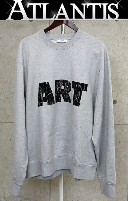 1989 STUDIO ART Crewneck Sweatshirt Grey Black Size XXL