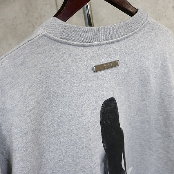 1989 STUDIO ART Crewneck Sweatshirt Grey Black Size XXL
