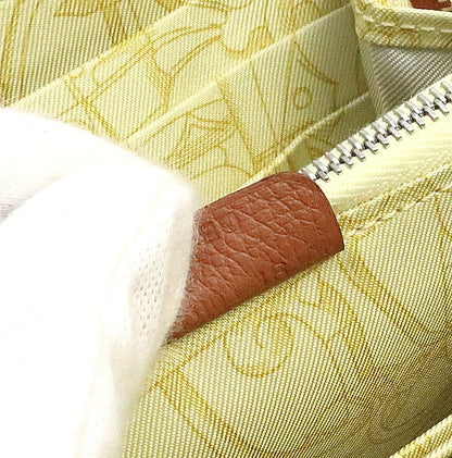 HERMES Azap Compact Silk'in Evercolor Leather Wallet Gold
