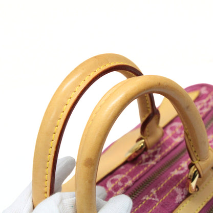 Louis Vuitton Neo Speedy Monogram Denim Handbag Pink