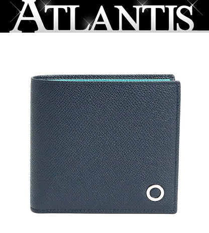 BVLGARI Bvlgari Bvlgari Leather Wallet Navy Size ONE SIZE